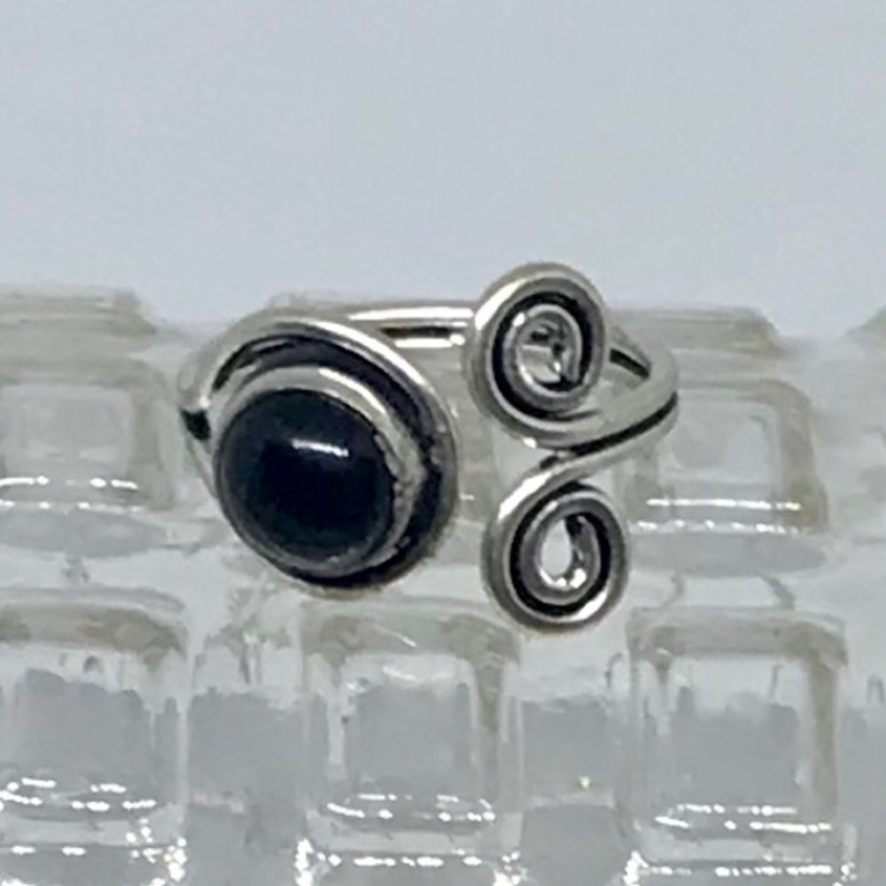 Double onyx gemstone